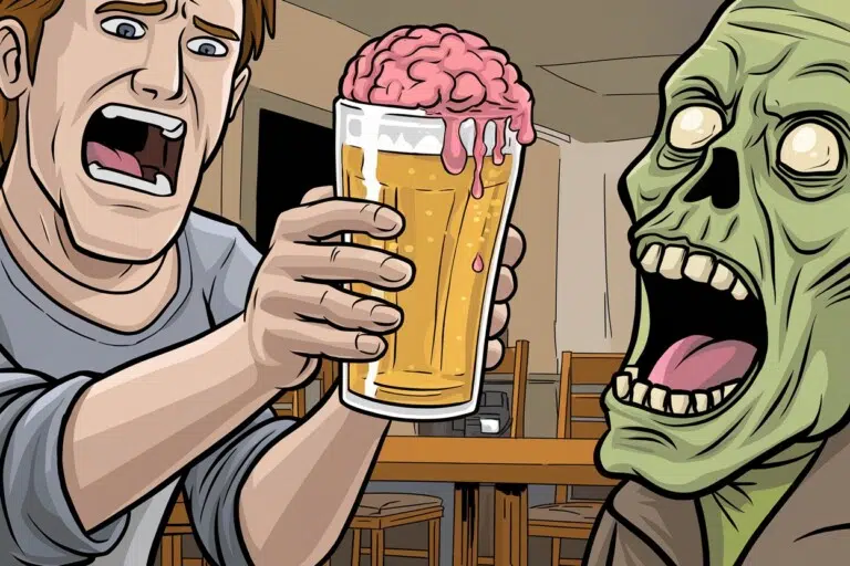 Walking Dead : une bière avec des morceaux de cerveau !