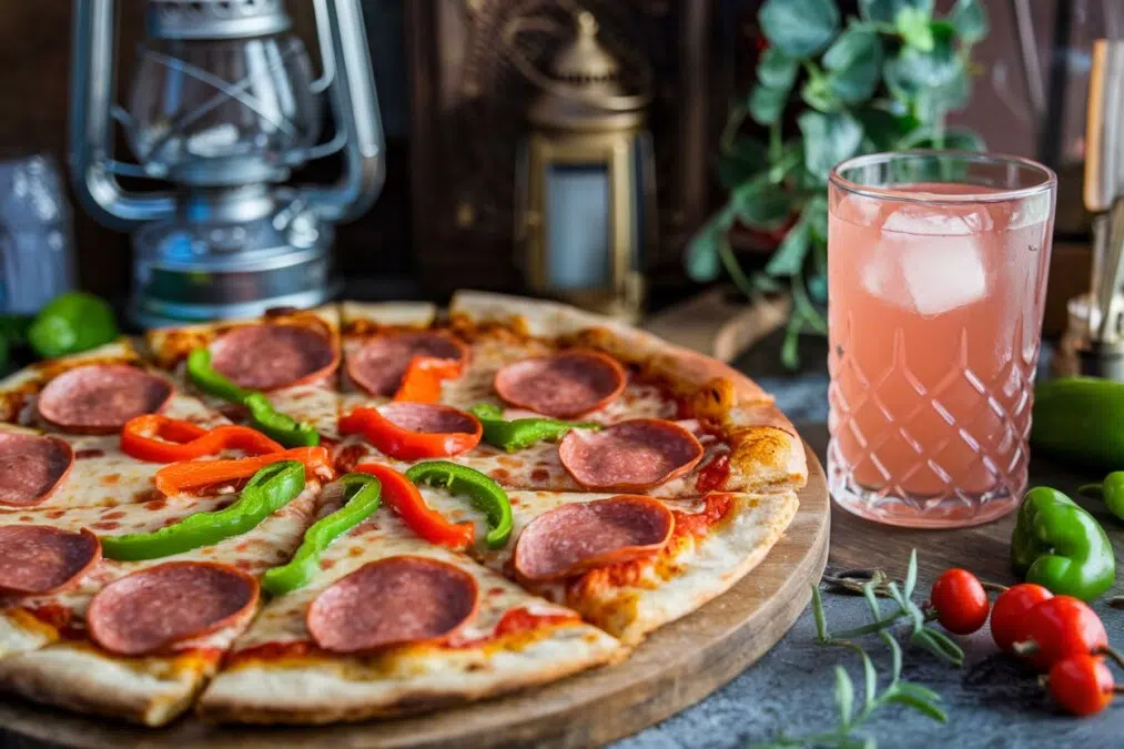 pizza poivrons daiquiri