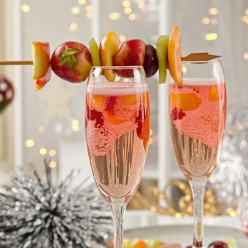 Champagne aux fruits